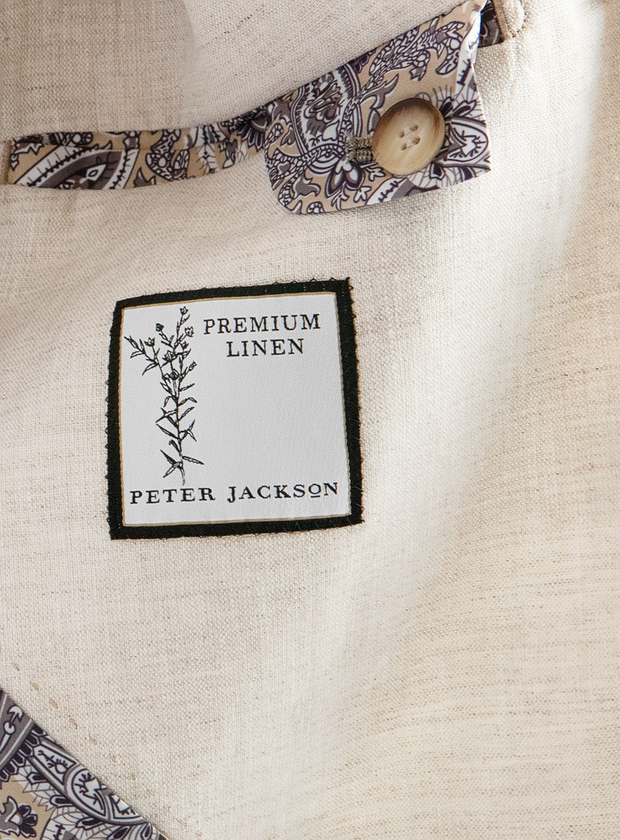 Verona Sand Linen Jacket
