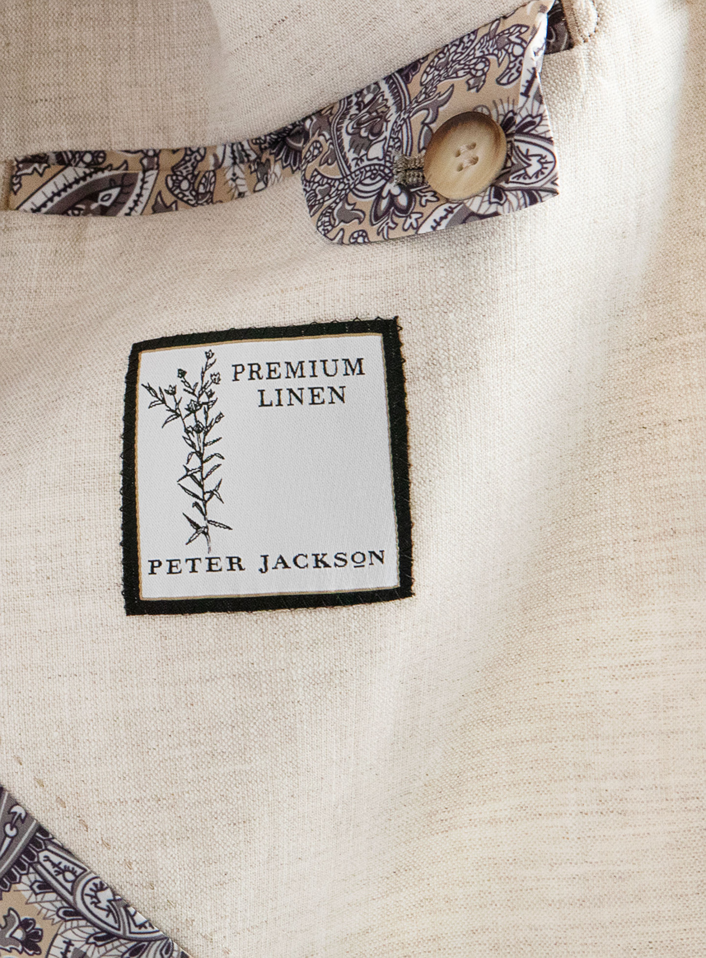 Verona Sand Linen Jacket