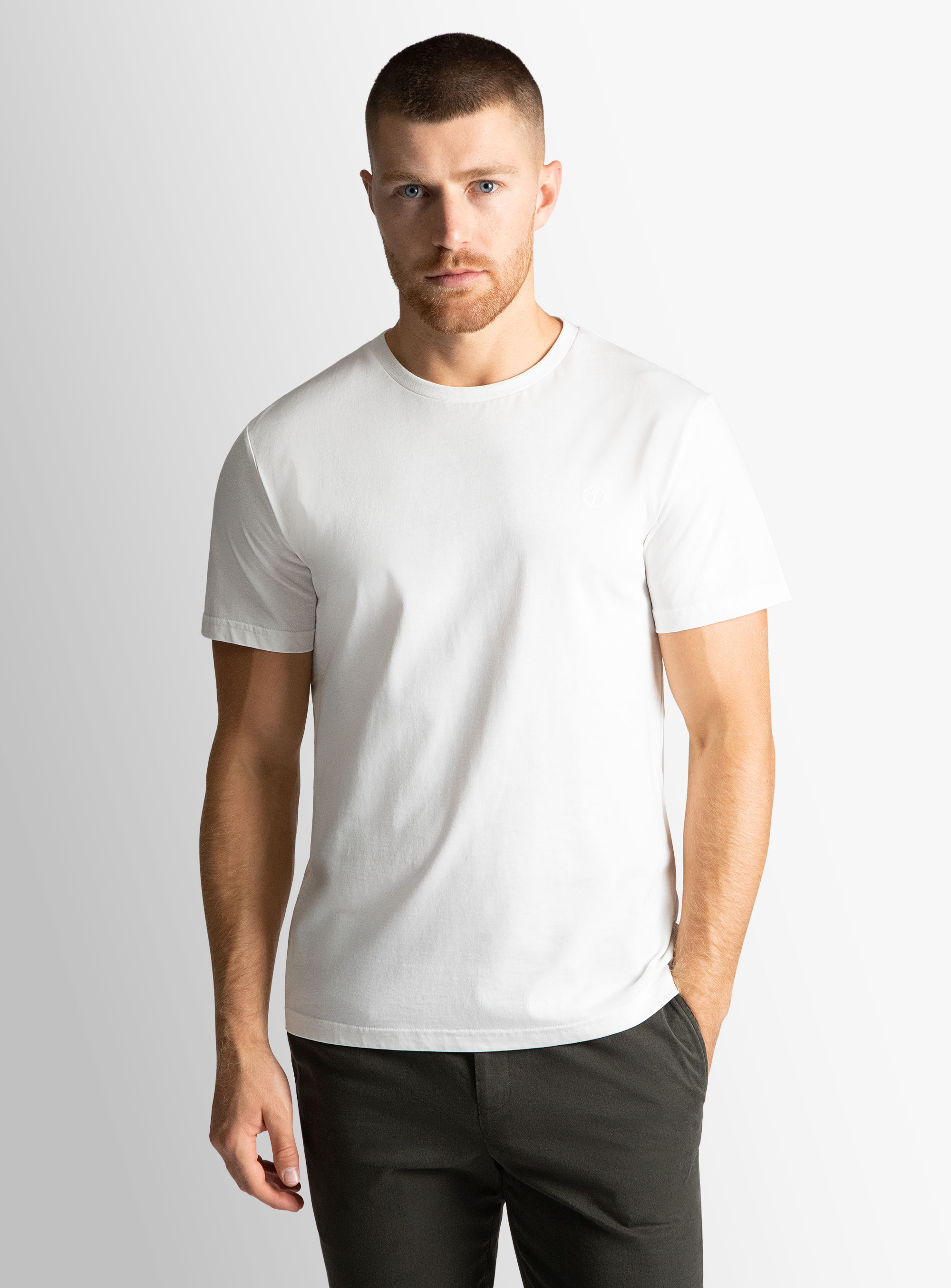 Naples Plain White Tee