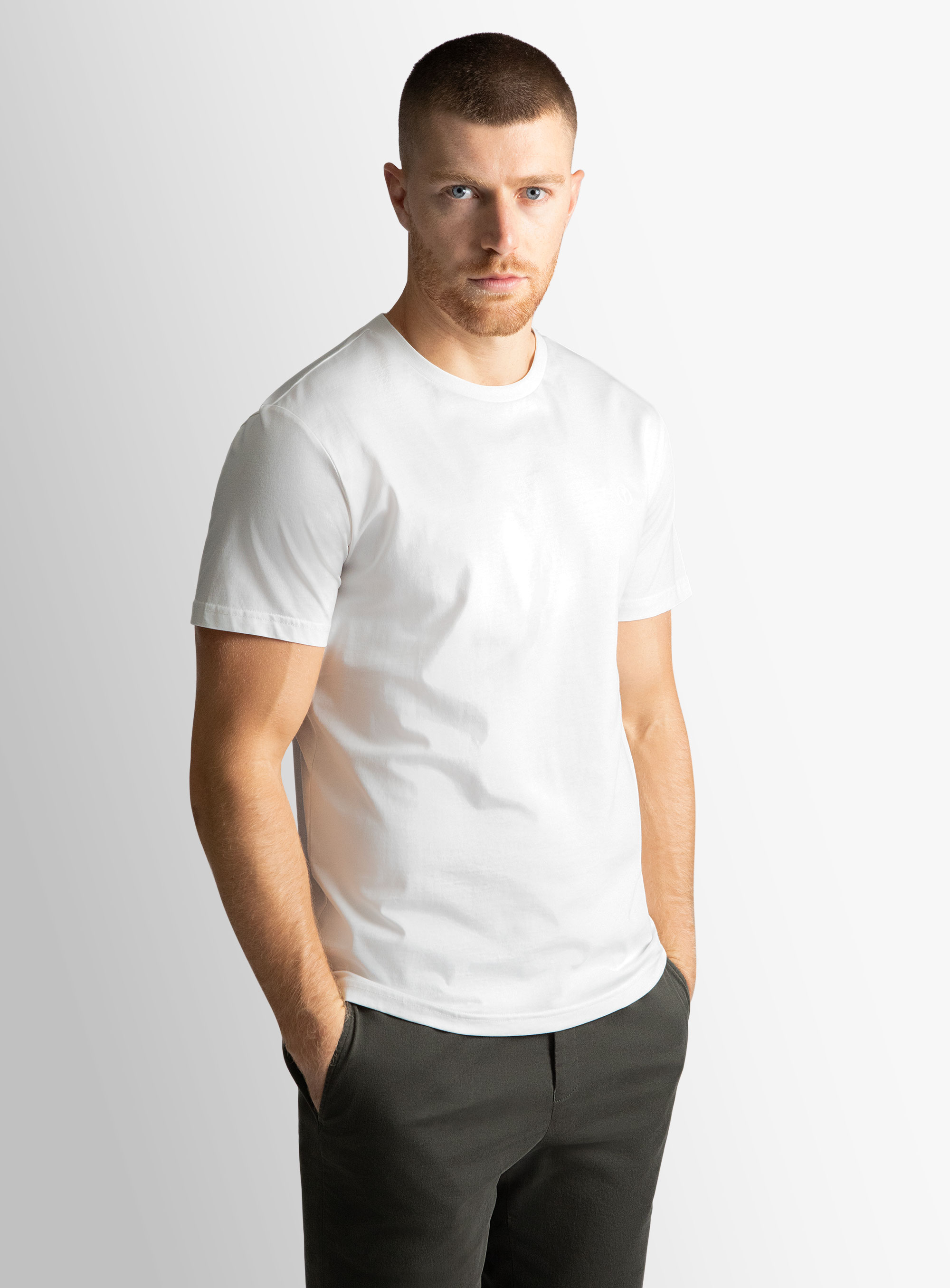 Naples Plain White Tee