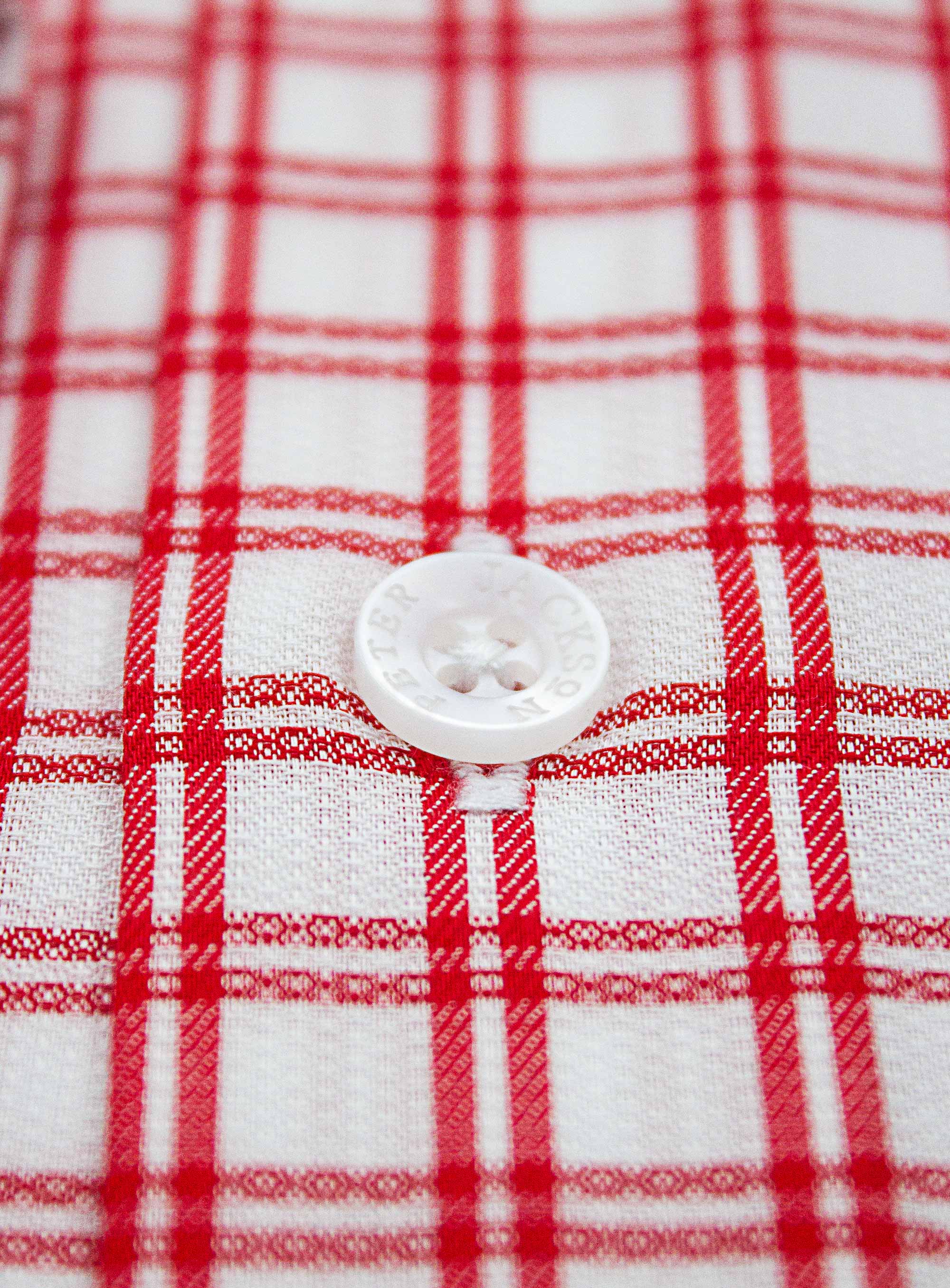 Men {collection_title} Milan Red Check Shirt Peter Jackson