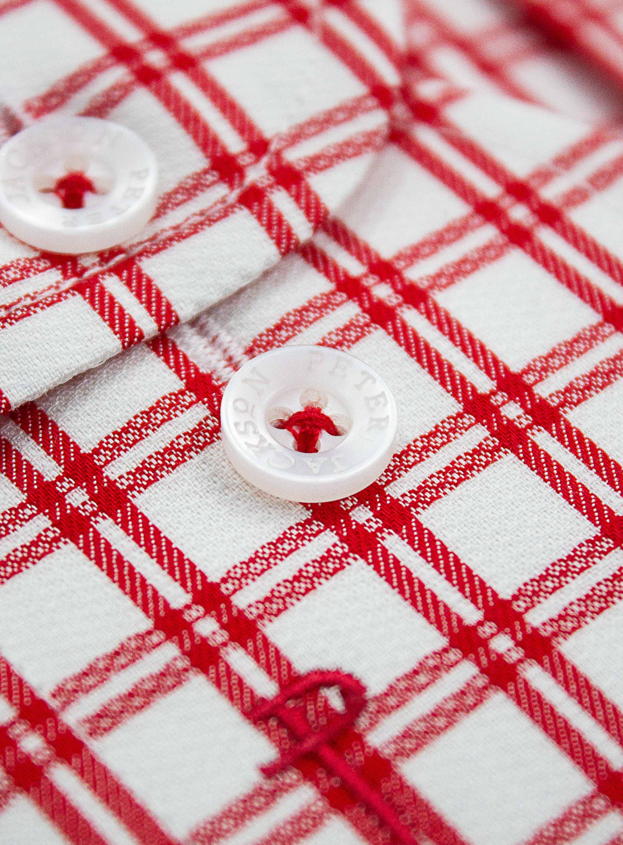 Men {collection_title} Milan Red Check Shirt Peter Jackson