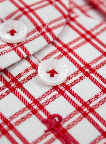 Men {collection_title} Milan Red Check Shirt Peter Jackson