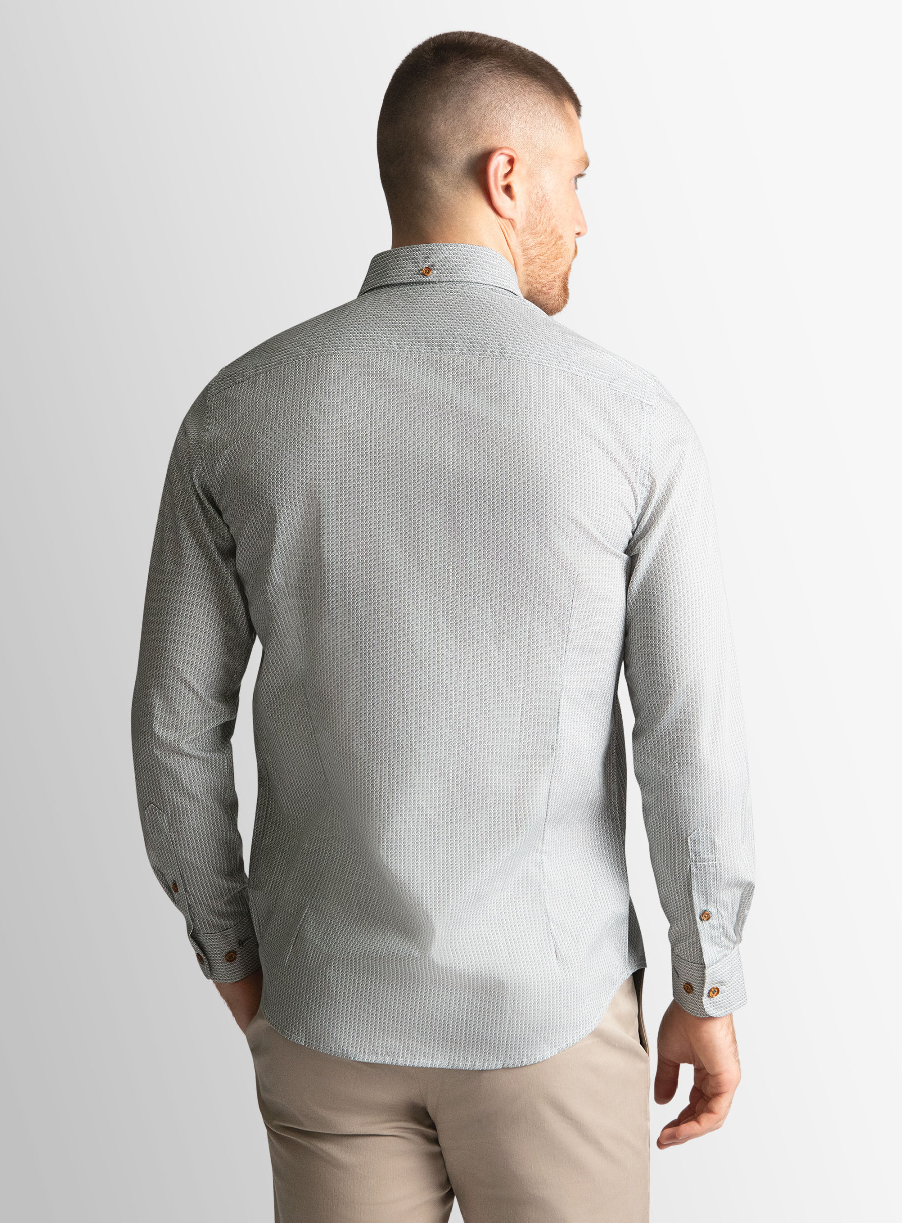 Merano Green Dot Print Shirt