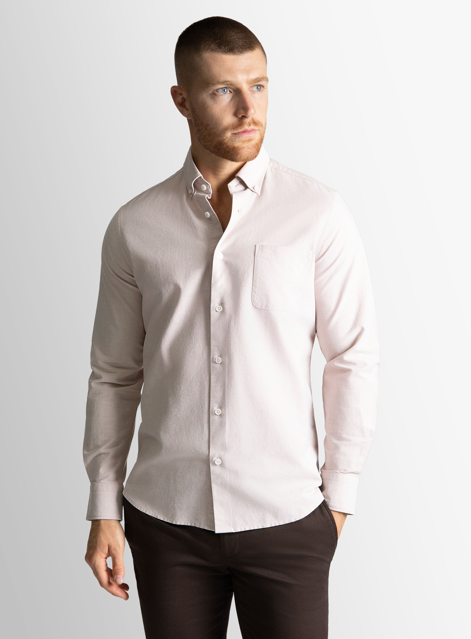 Vittoria Apricot Oxford Buttondown Shirt