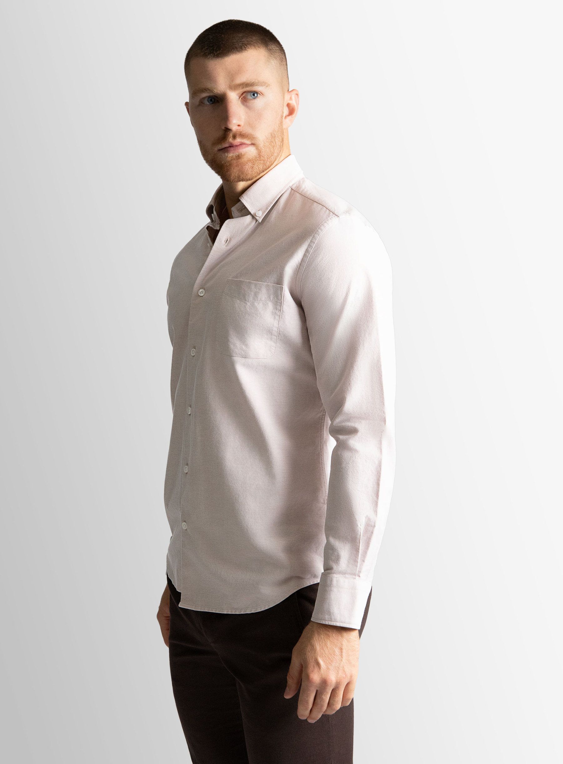 Vittoria Apricot Oxford Buttondown Shirt