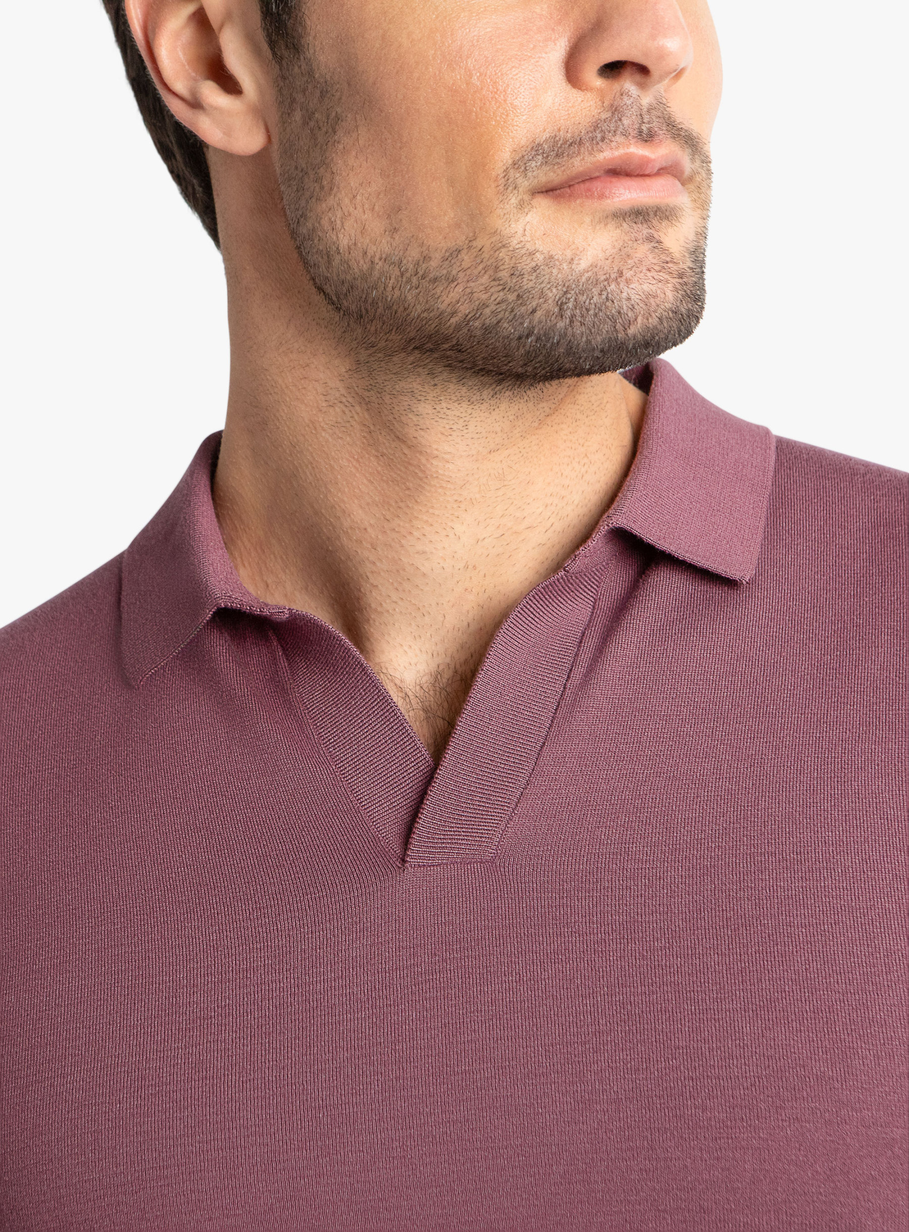 Asti Short Sleeve Plum Polo