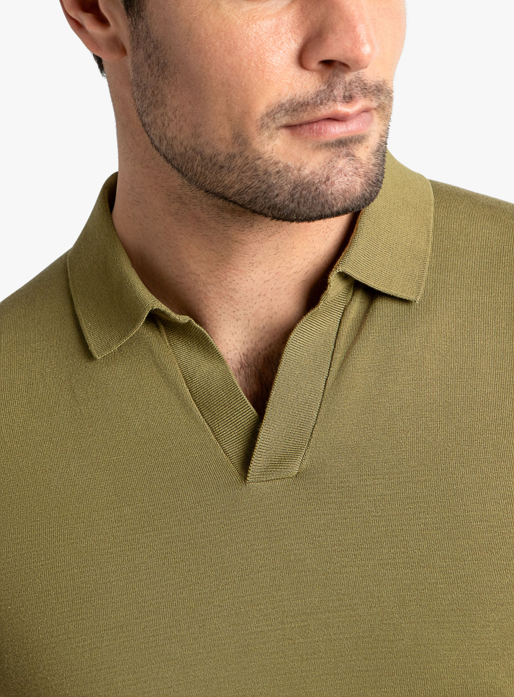 Asti Short Sleeve Olive Polo