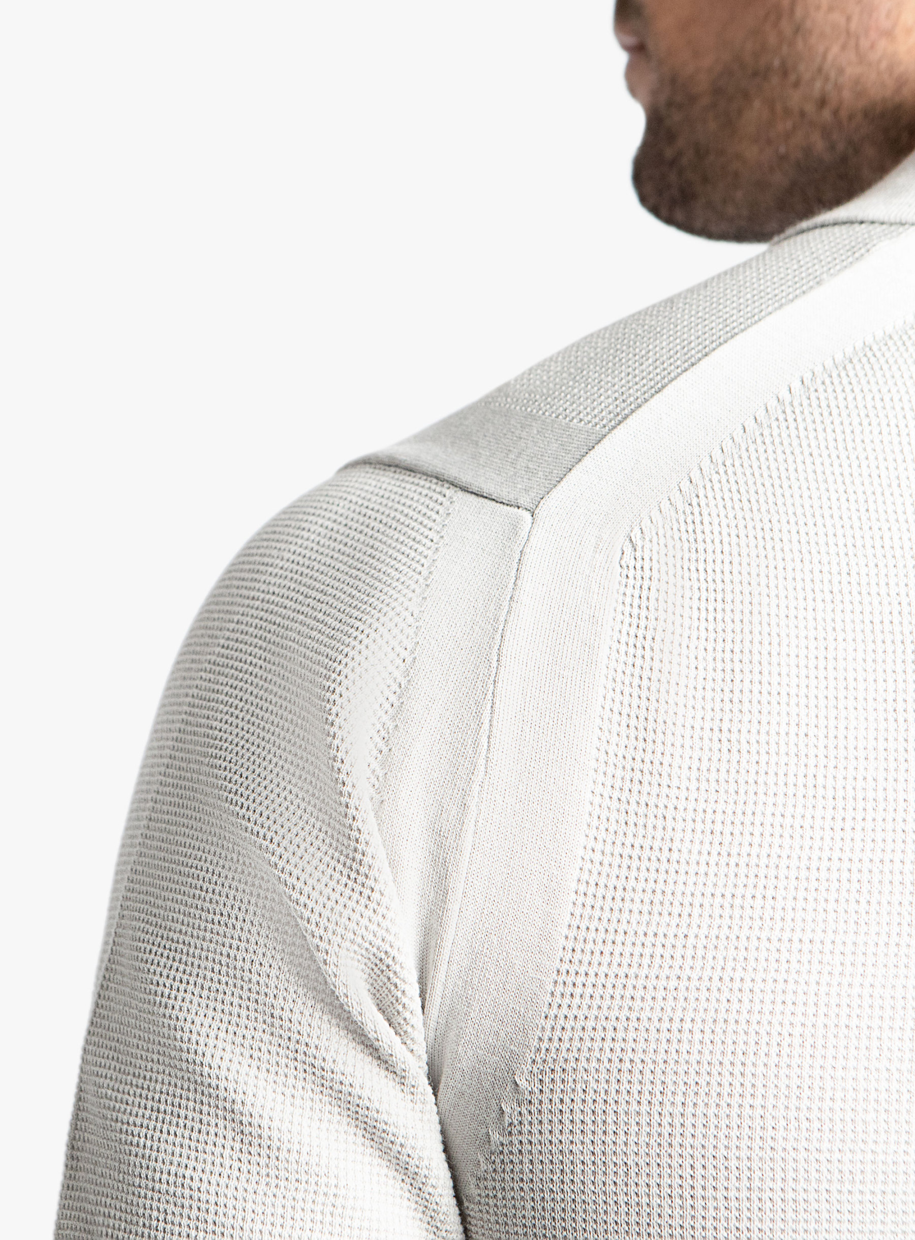 Enna Textured Short Sleeve Dove Polo