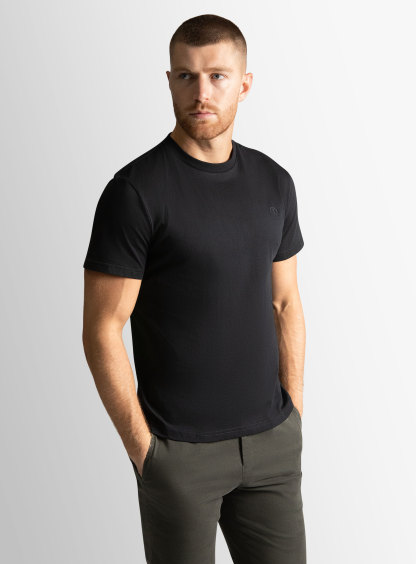 Naples Plain Black Tee