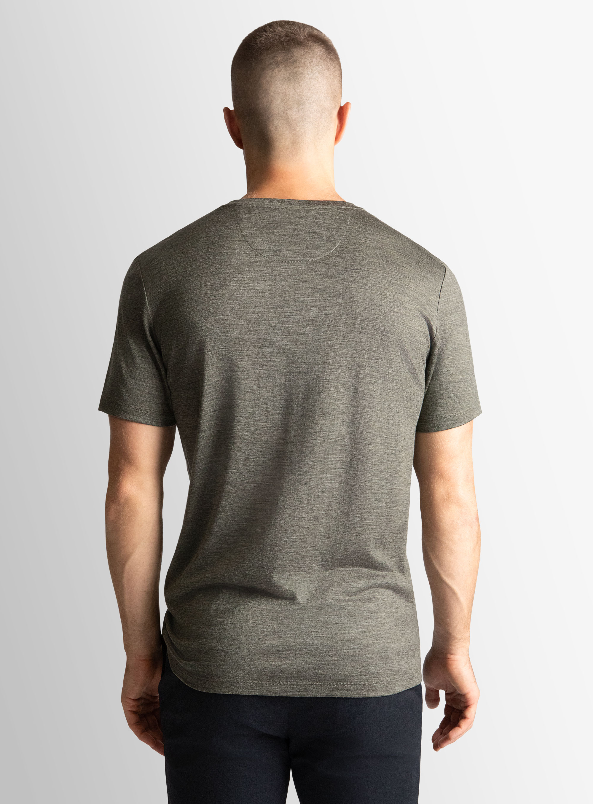 Merino Wool Sage Tee