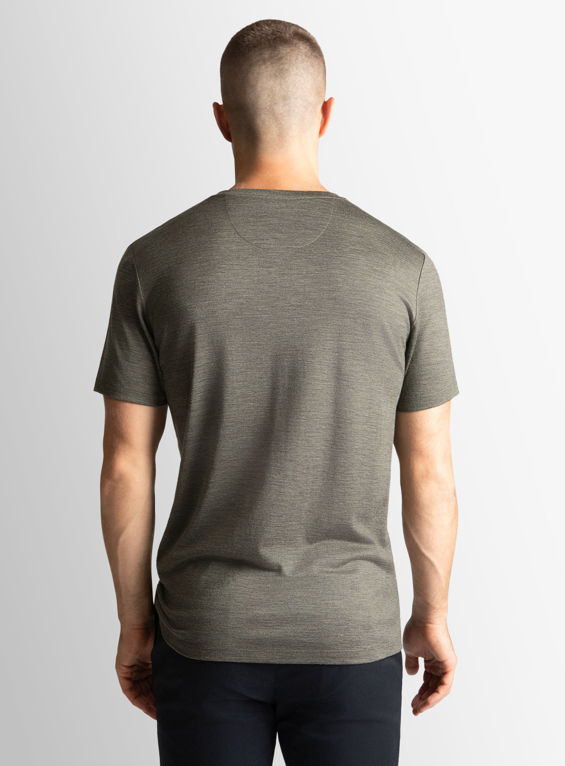 Merino Wool Sage Tee