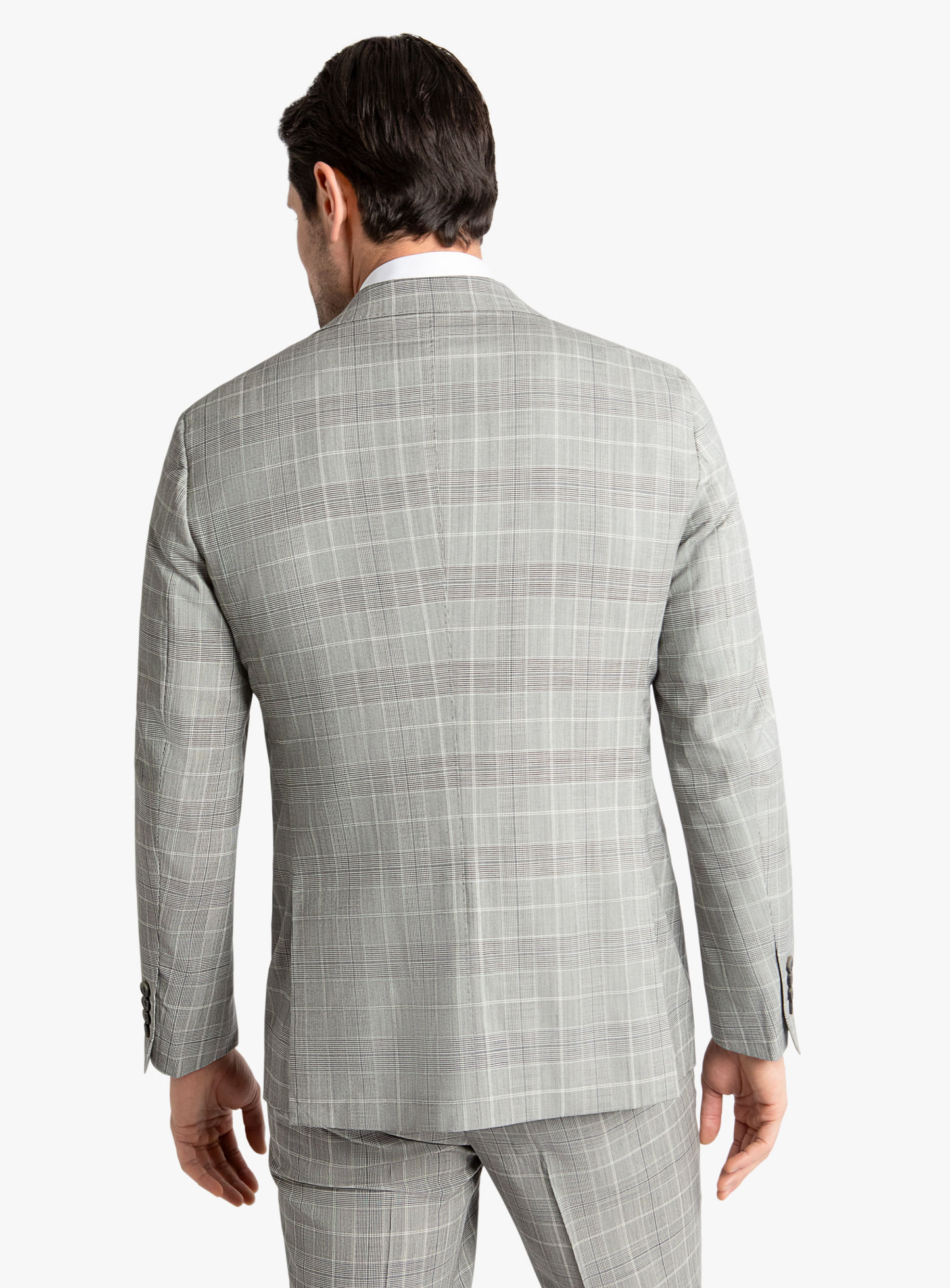 Varese Grey Plaid Suit
