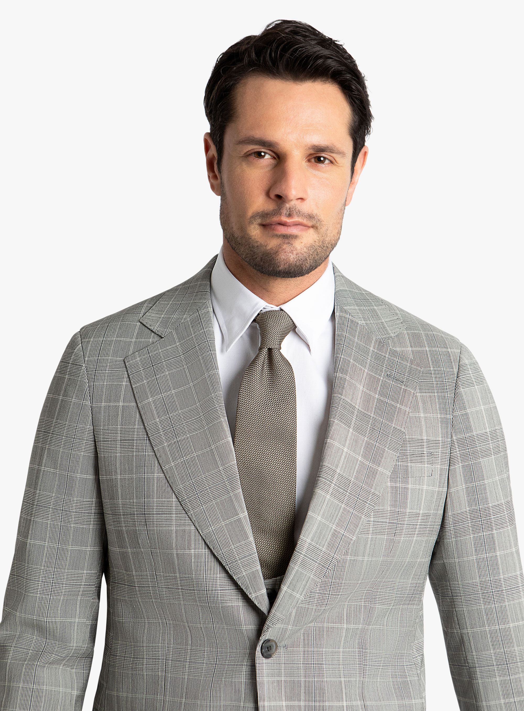 Varese Grey Plaid Suit