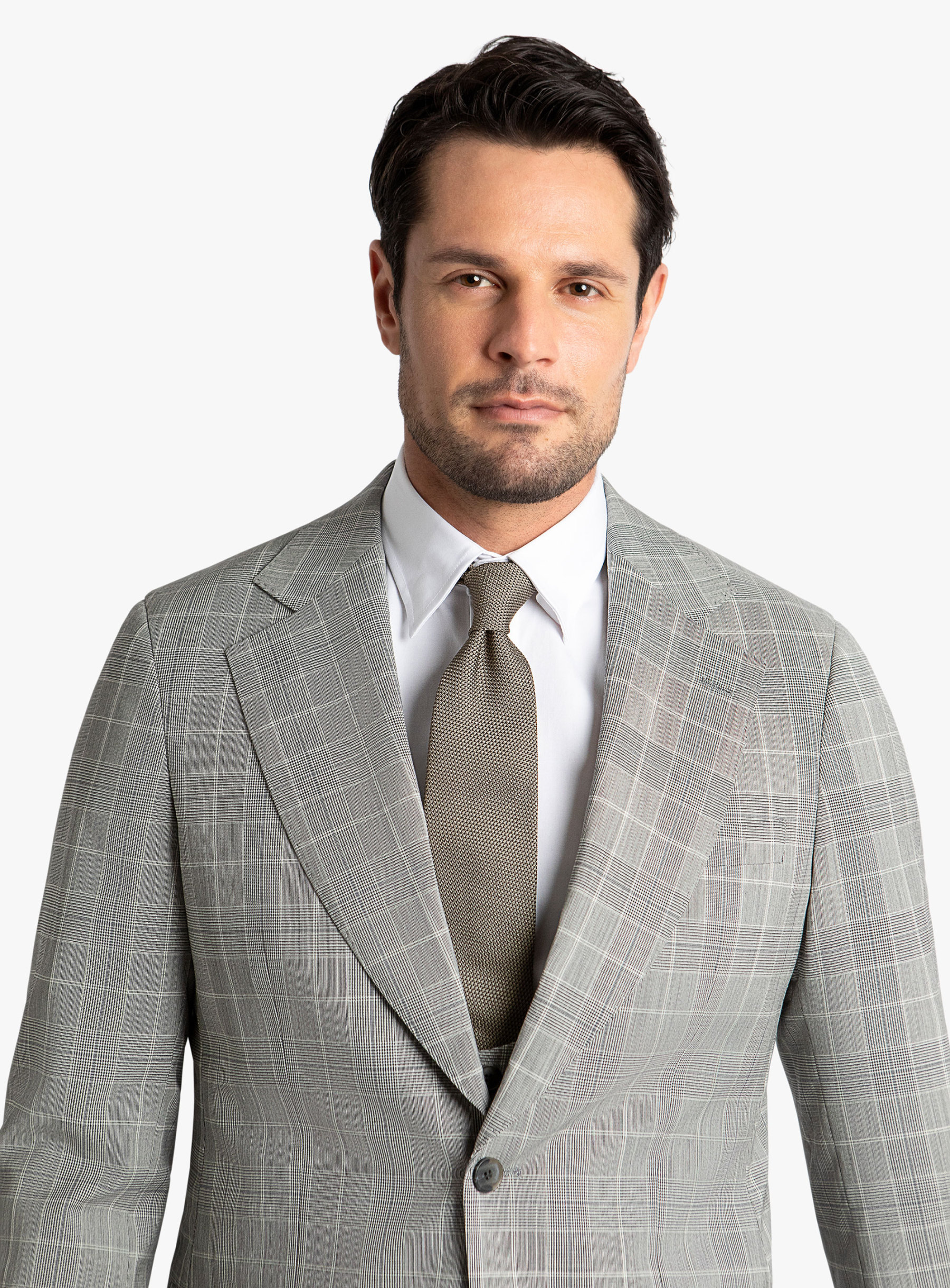 Varese Grey Plaid Suit