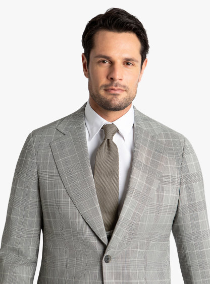 Varese Grey Plaid Suit