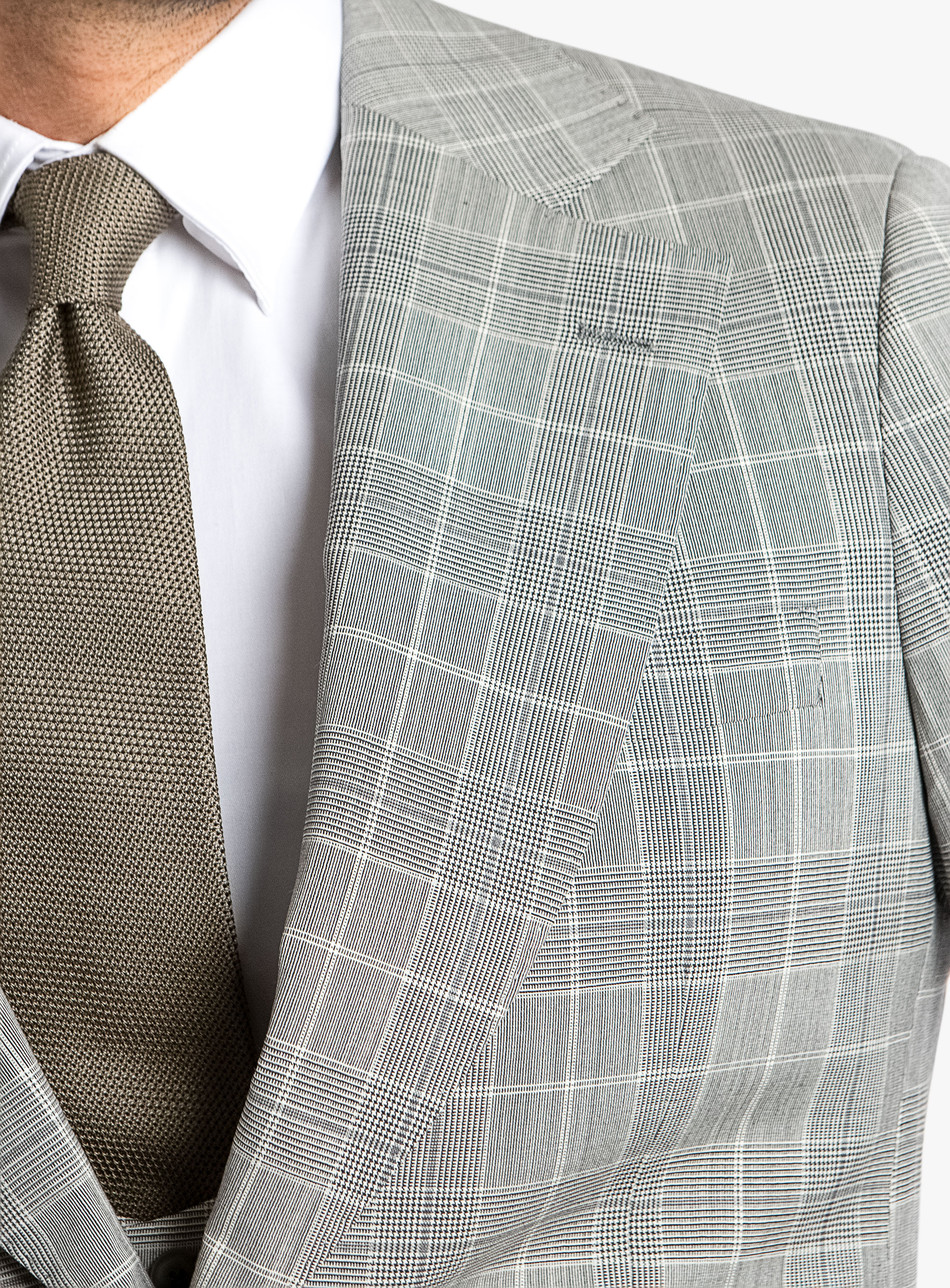 Varese Grey Plaid Suit
