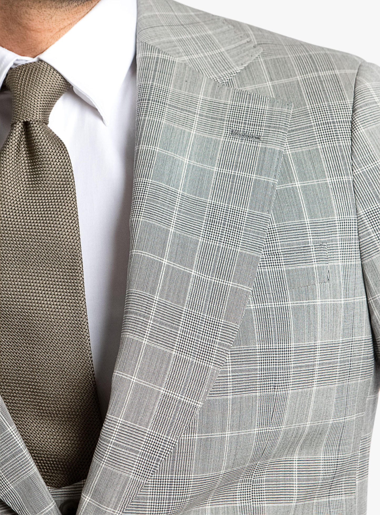Varese Grey Plaid Suit