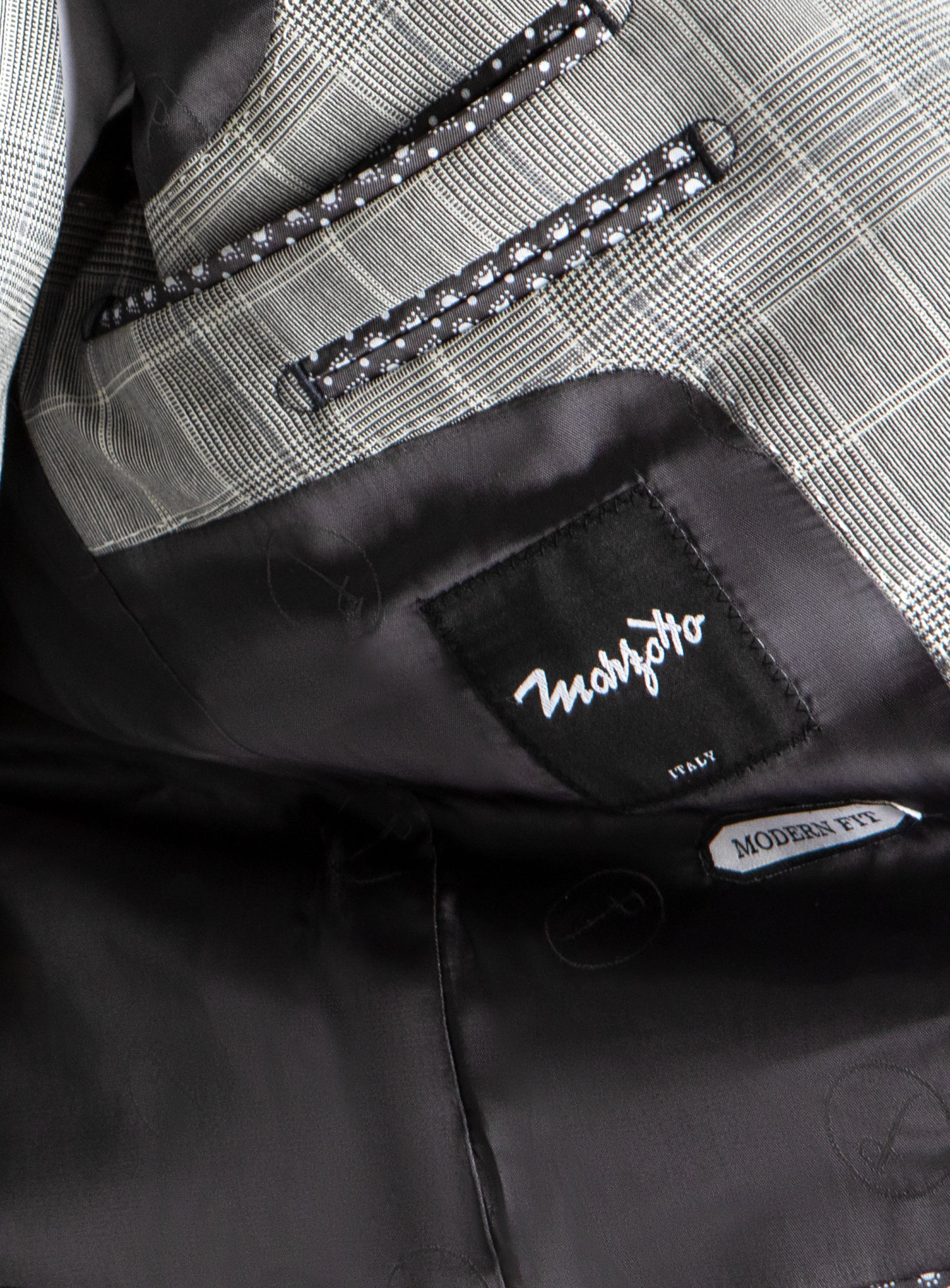 Varese Grey Plaid Suit