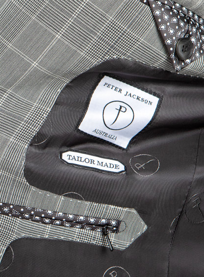 Varese Grey Plaid Suit