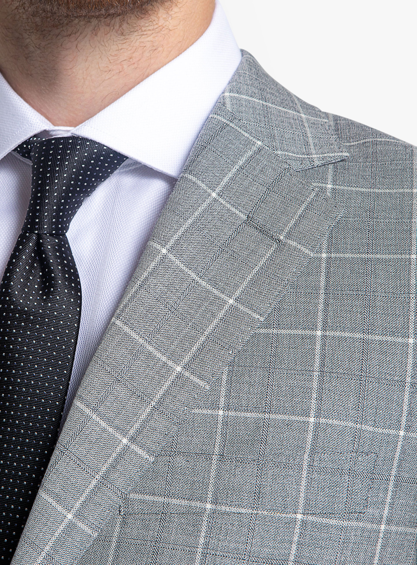 Giacomo Grey Plaid Suit