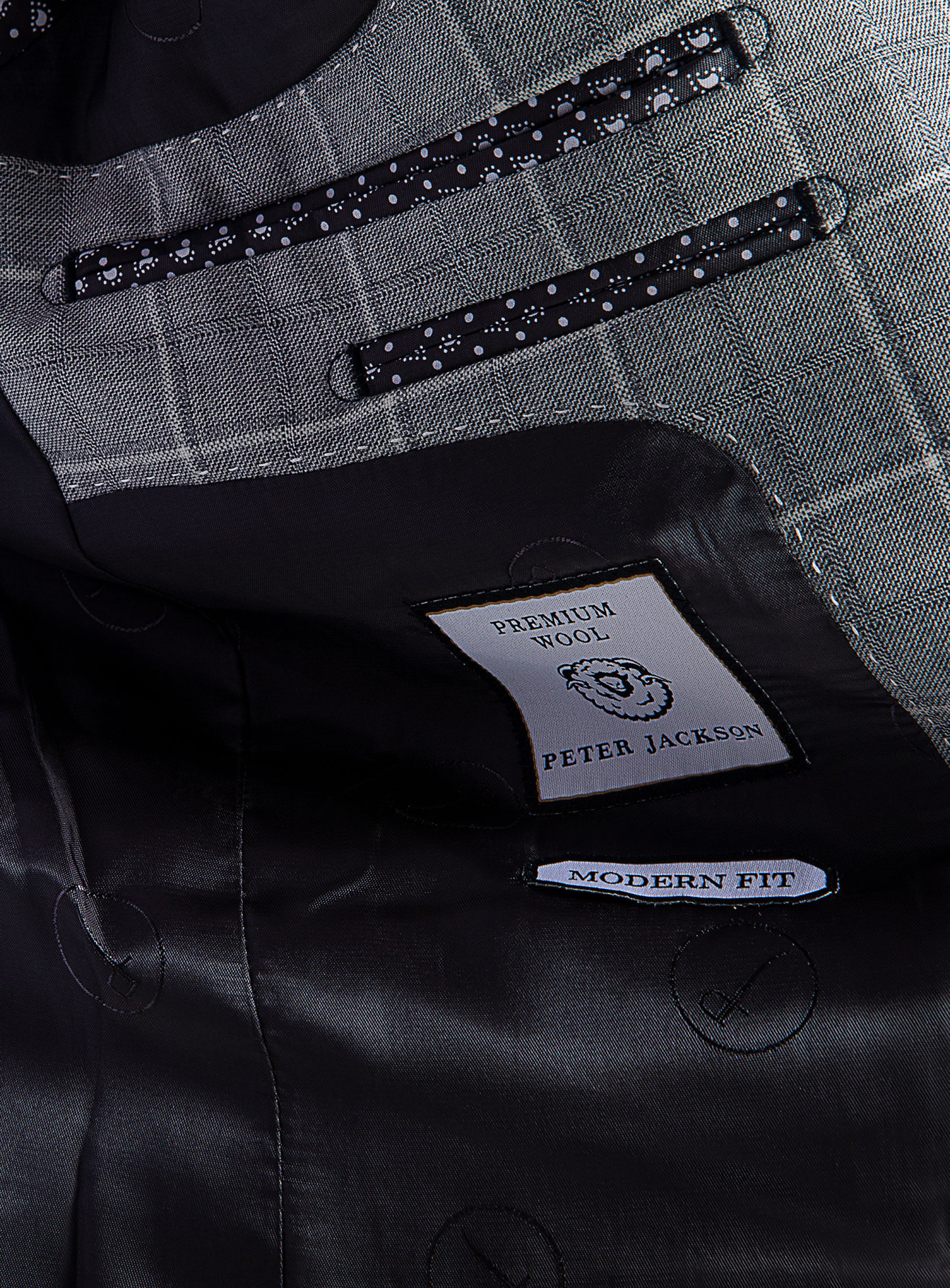 Giacomo Grey Plaid Suit