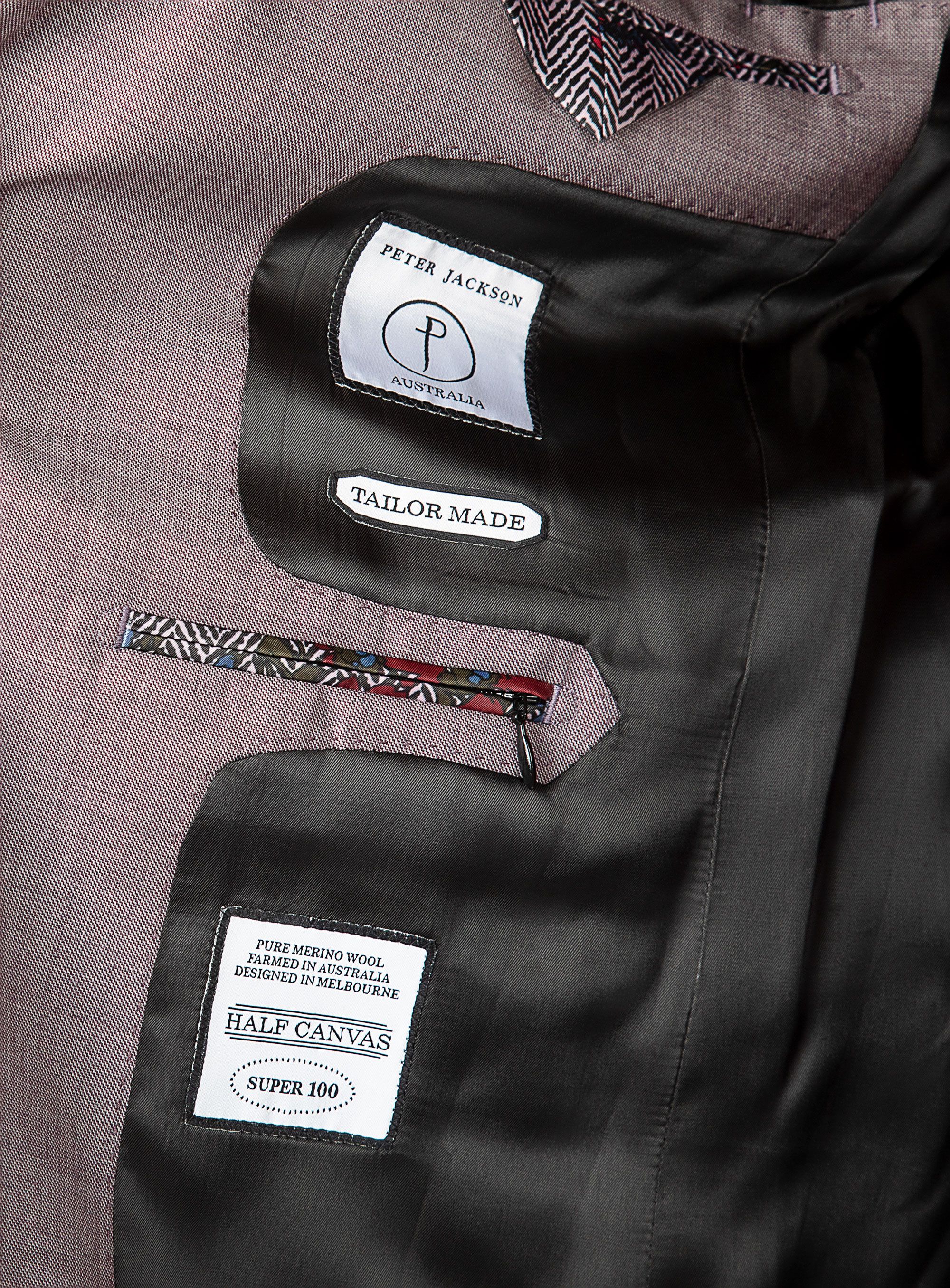 Antonio Plum Sharkskin Suit