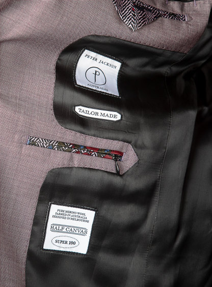 Antonio Plum Sharkskin Suit