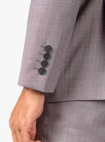 Antonio Plum Sharkskin Suit