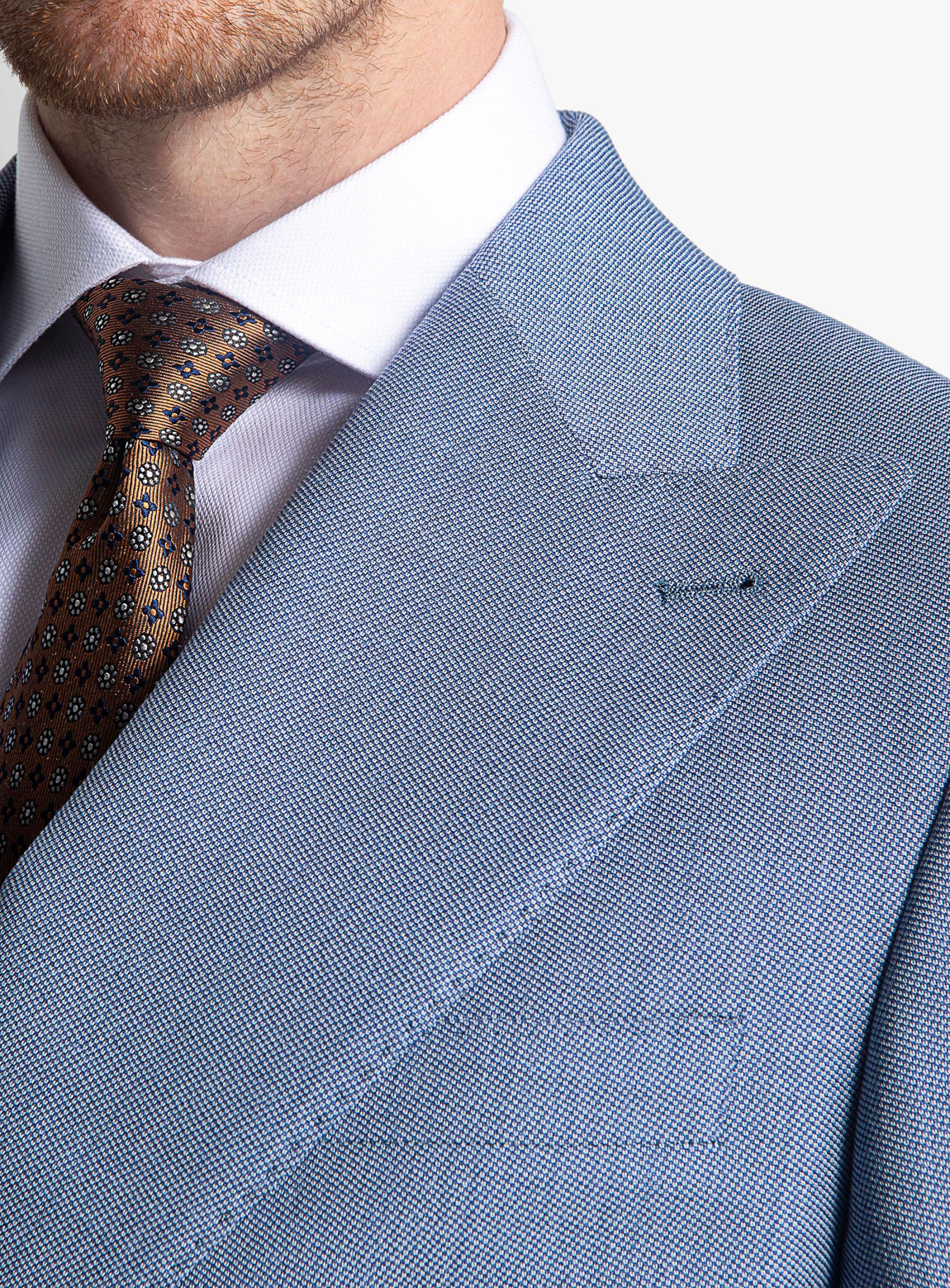 Tommaso Double Breasted Sky Suit