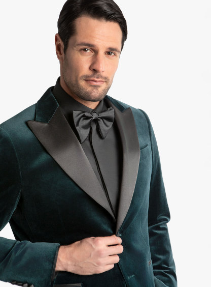 Valentino Green Velvet Dinner Jacket