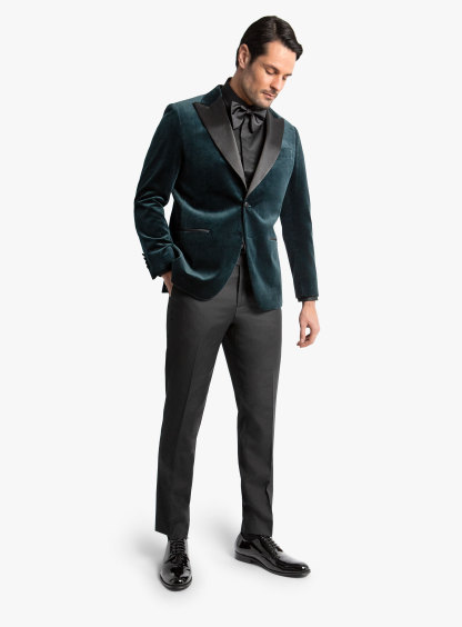 Valentino Green Velvet Dinner Jacket