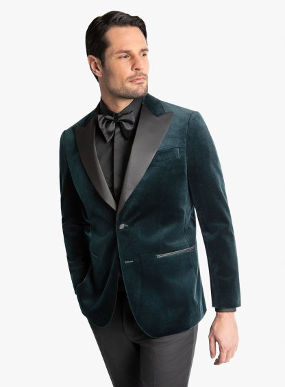 Valentino Green Velvet Dinner Jacket