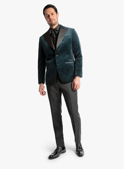 Valentino Green Velvet Dinner Jacket