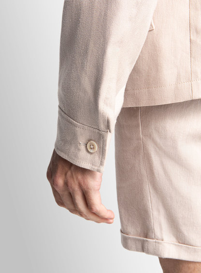 Orlando Taupe Linen Twill Jacket