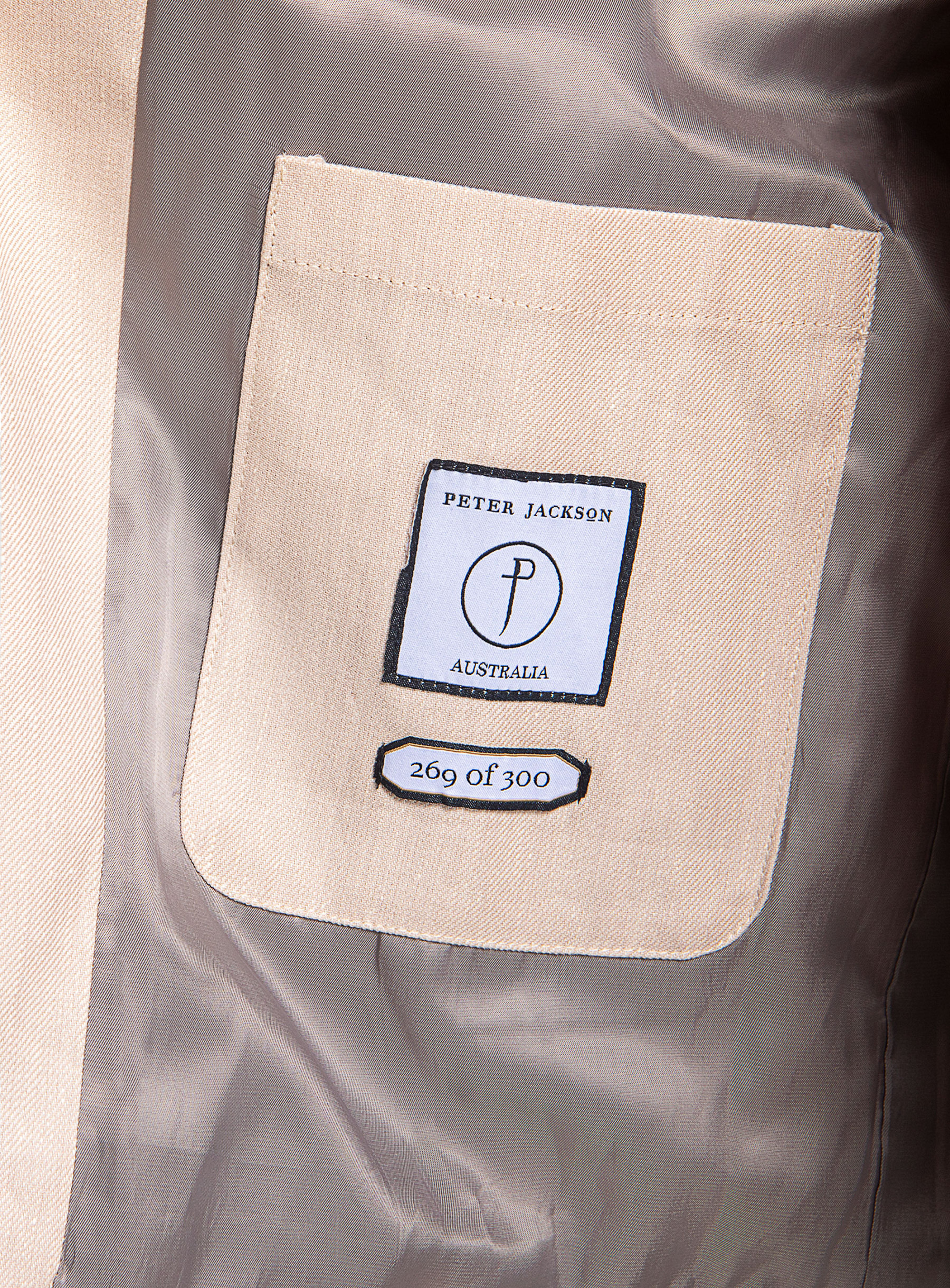 Orlando Taupe Linen Twill Jacket