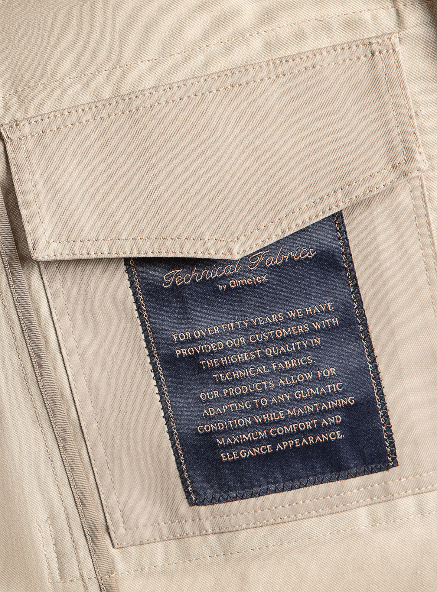 Genoa Taupe Technical Twill Field Jacket