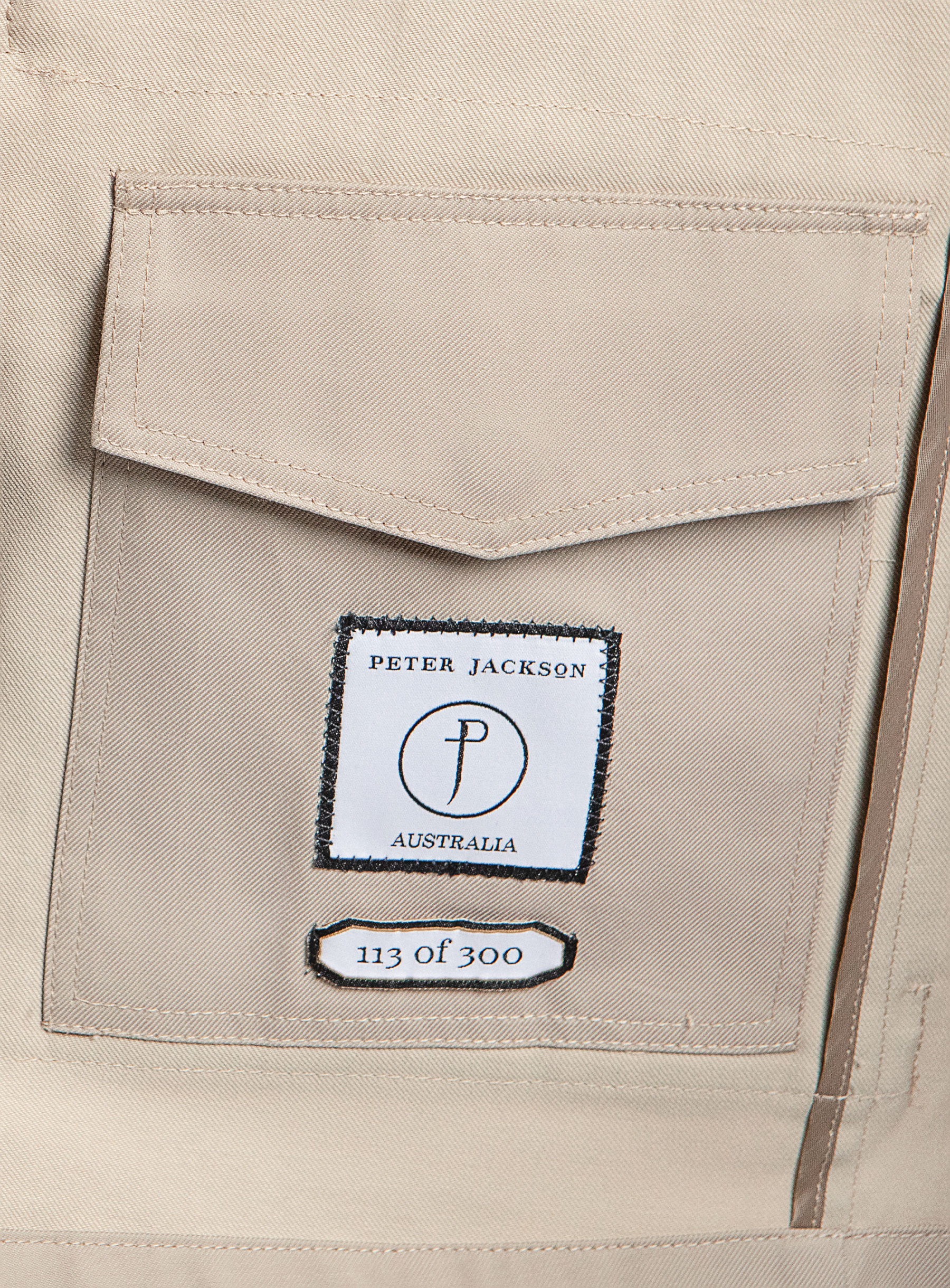 Genoa Taupe Technical Twill Field Jacket