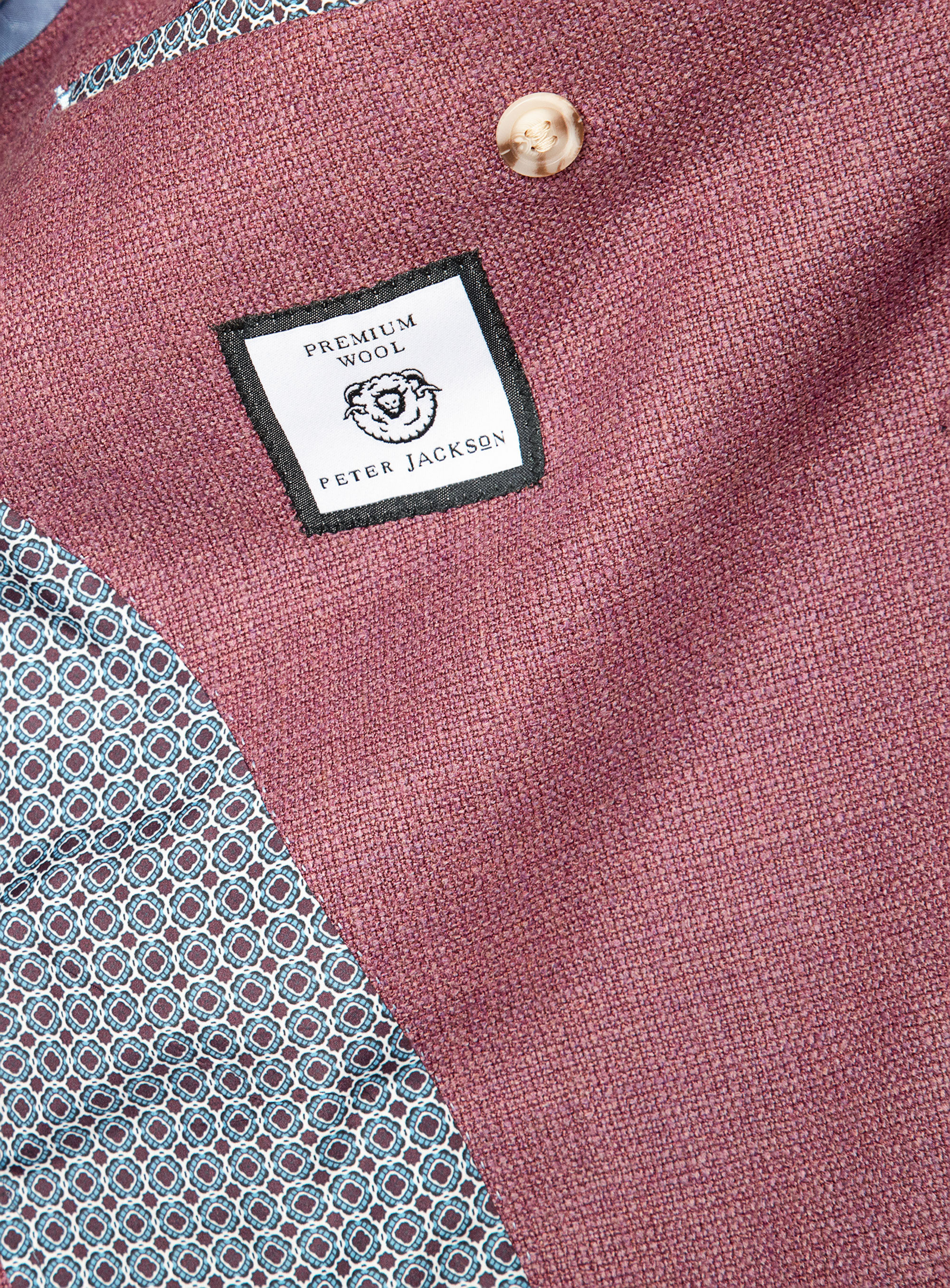 Picciano Plum Milled Basketweave Jacket