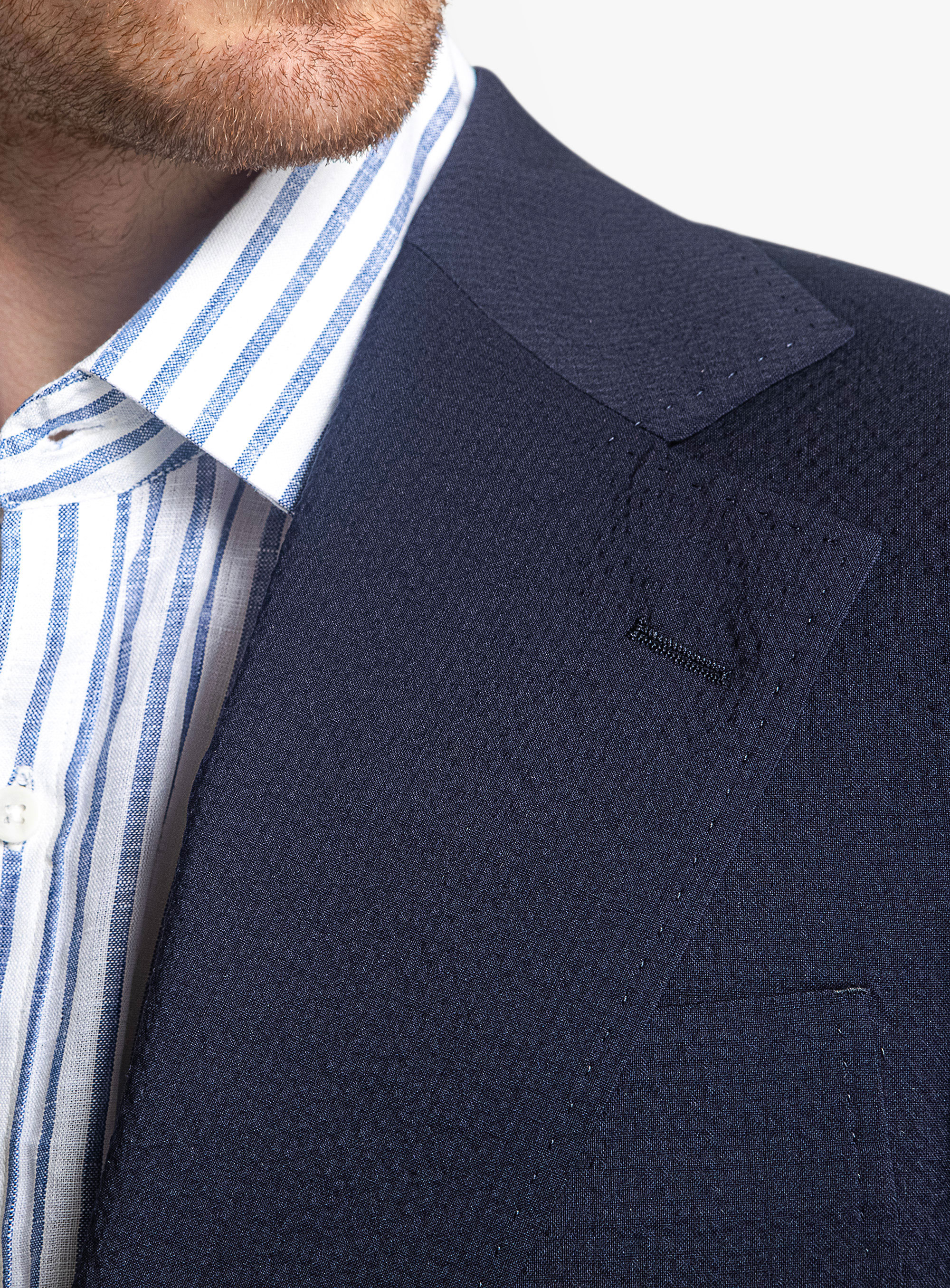 Varese Navy Seersucker Jacket