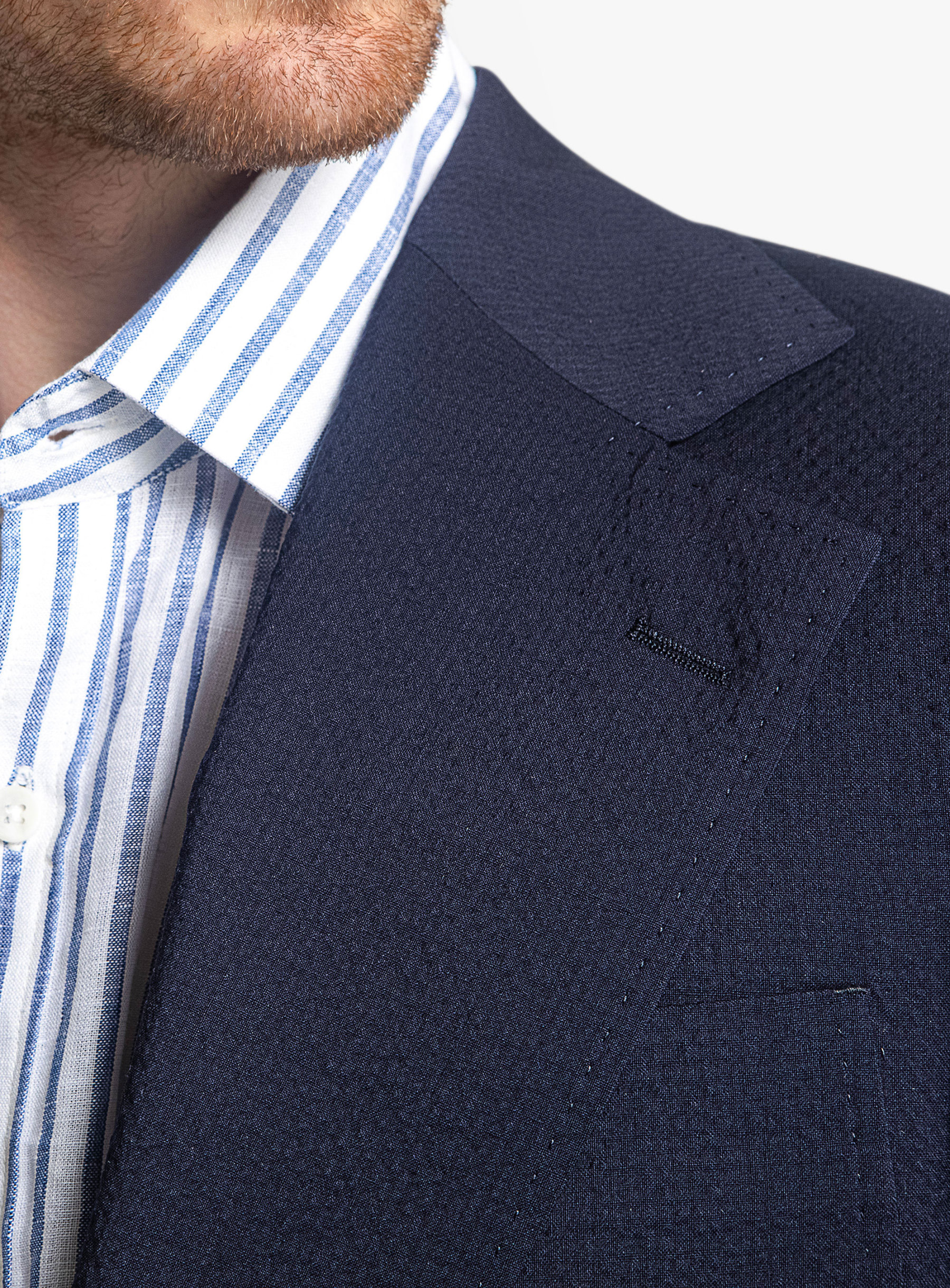 Varese Navy Seersucker Jacket