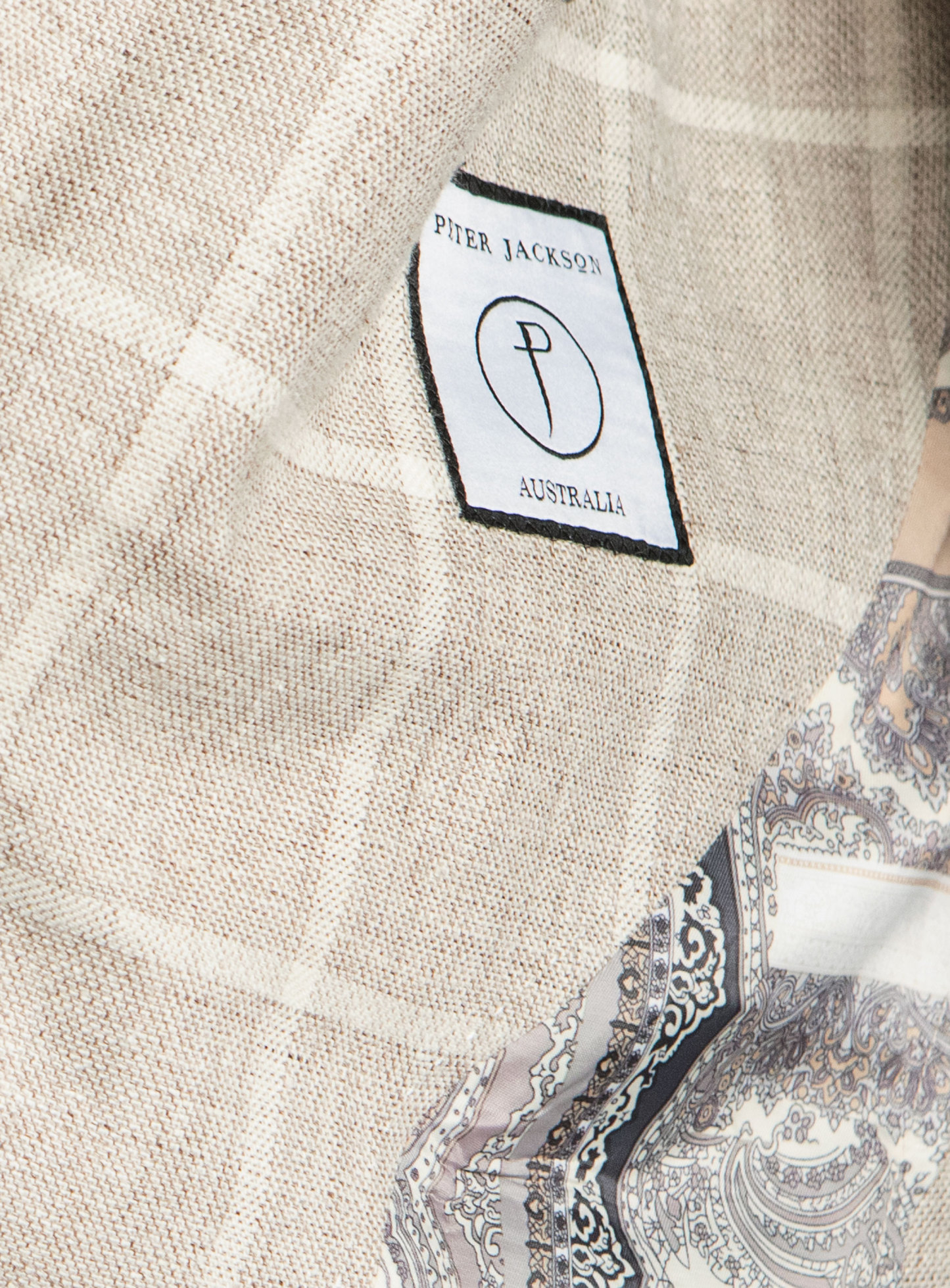 Vicenzo Oat Plaid Jacket