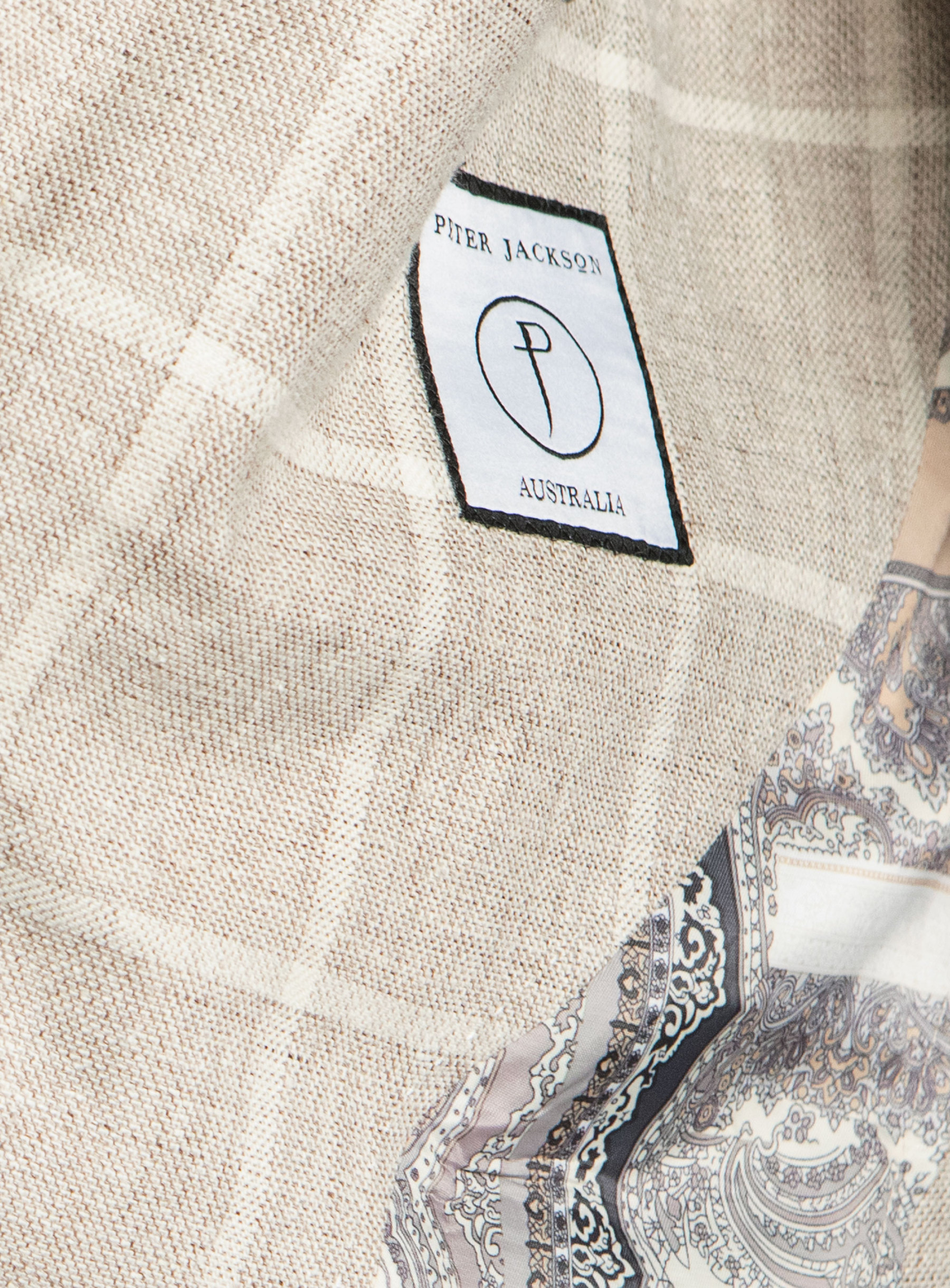 Vicenzo Oat Plaid Jacket