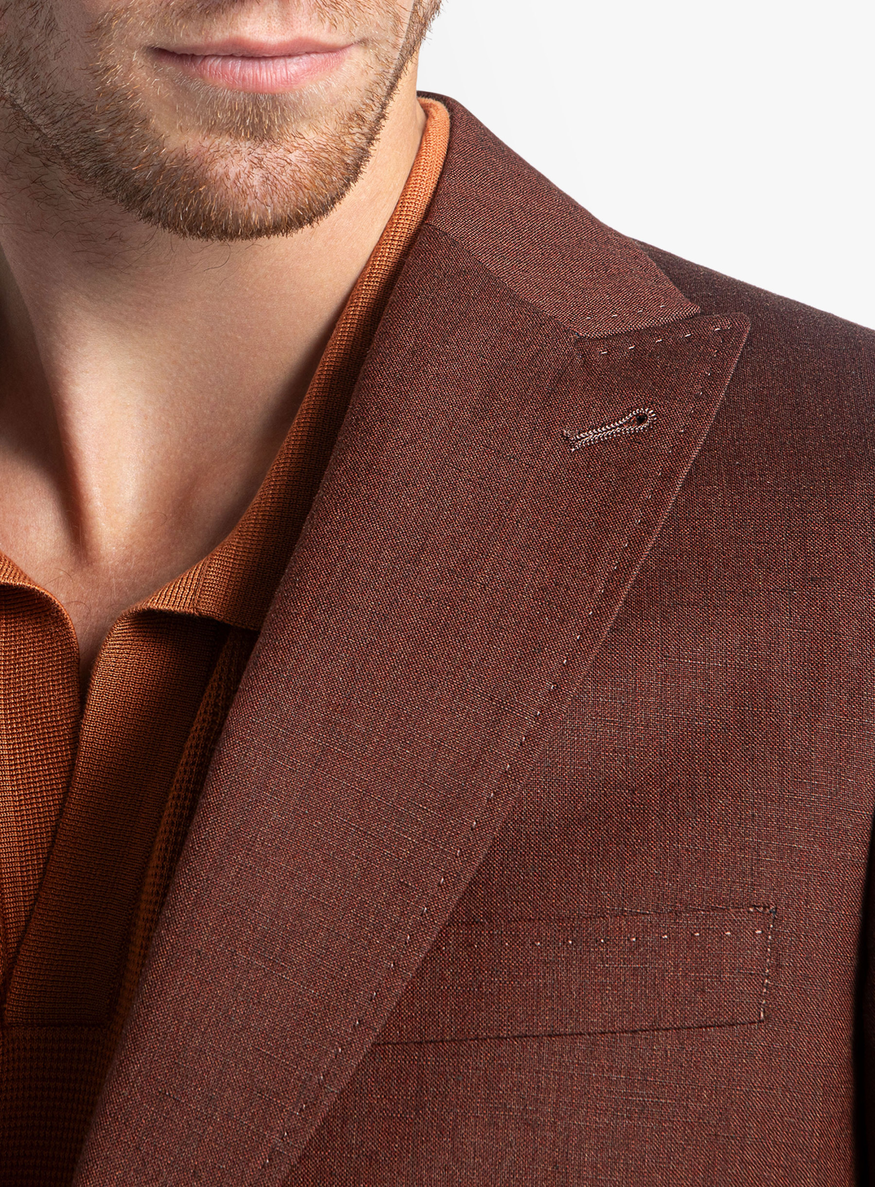 Portici Raisin Linen Blend Jacket