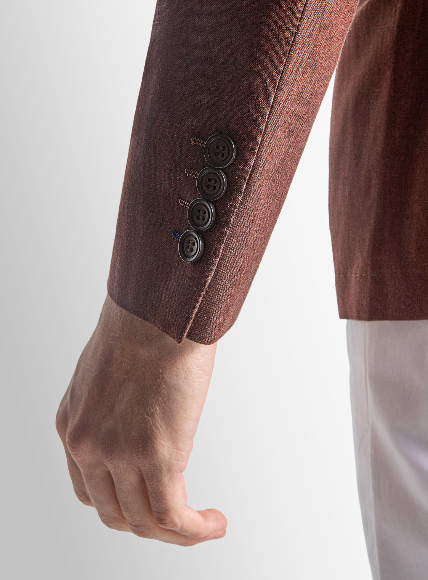 Portici Raisin Linen Blend Jacket