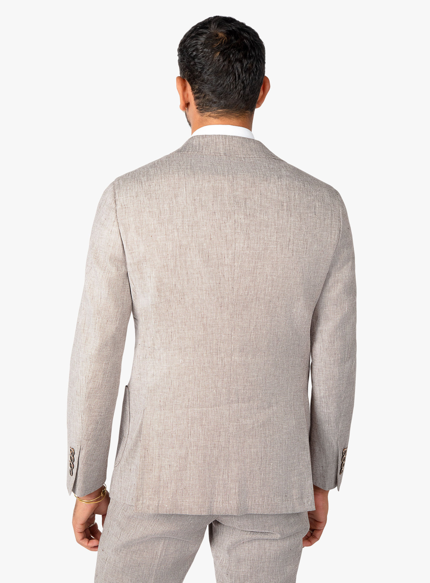 Varese Chocolate Stepped Weave Jacket