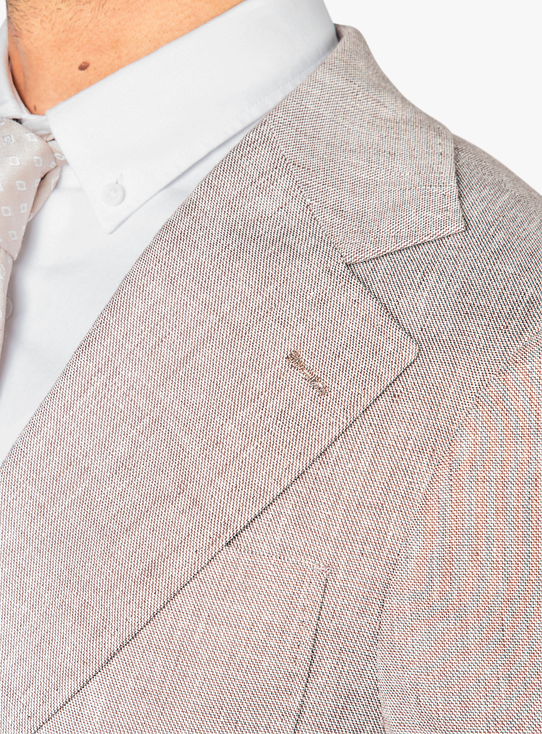 Varese Chocolate Stepped Weave Jacket