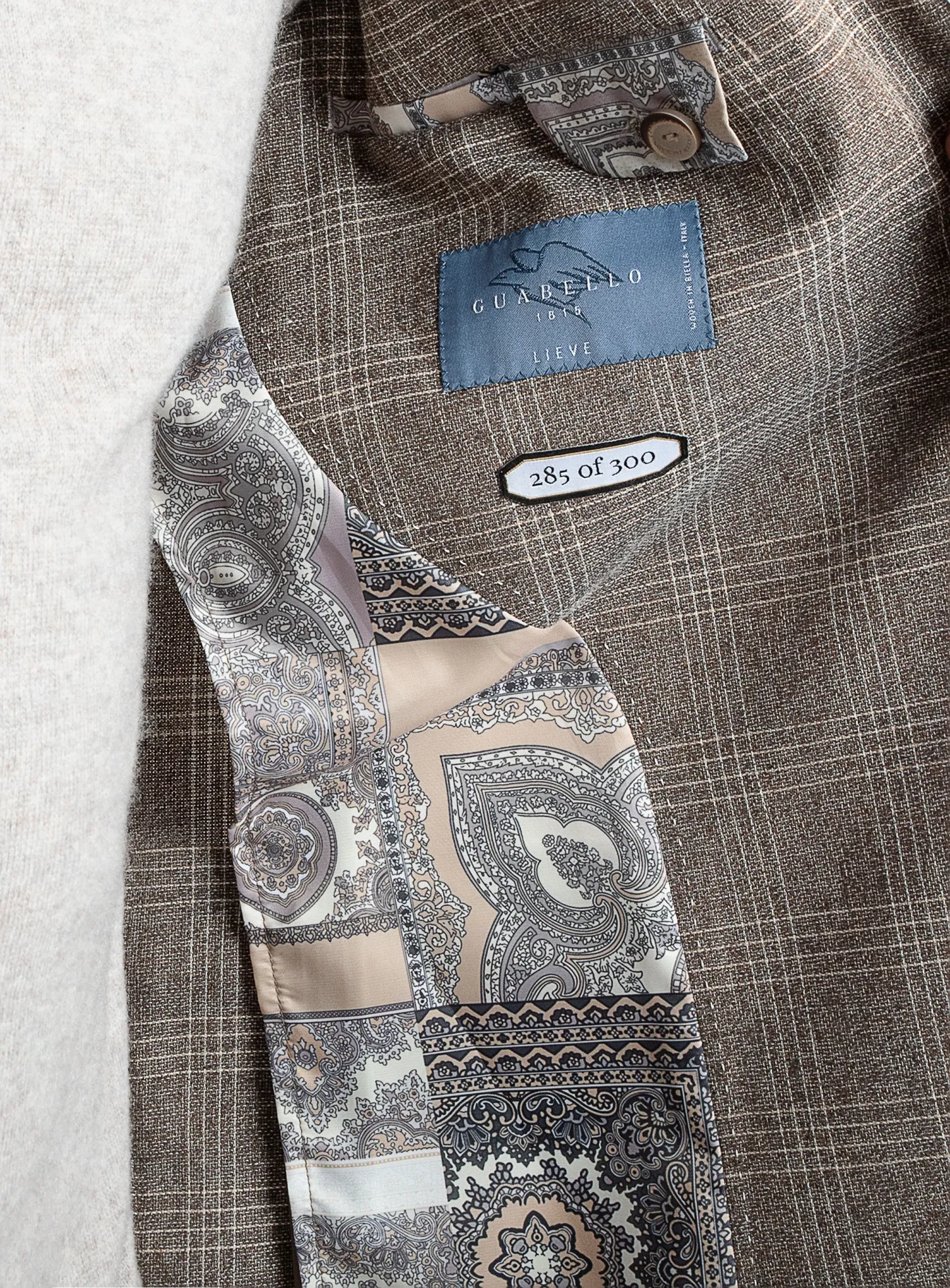 Varese Chocolate Plaid Jacket