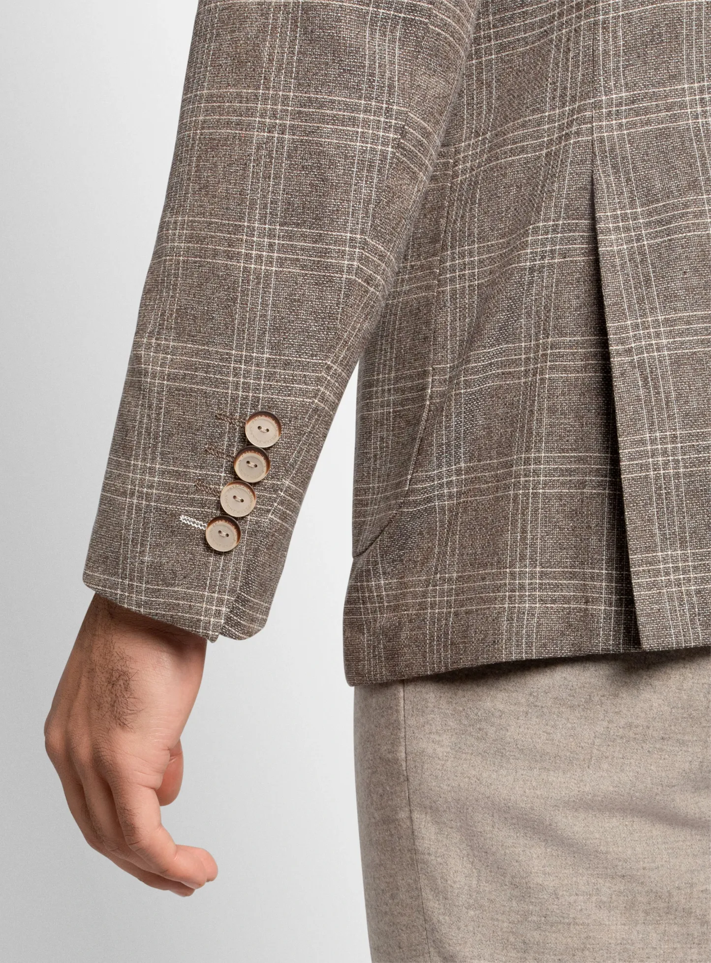 Varese Chocolate Plaid Jacket