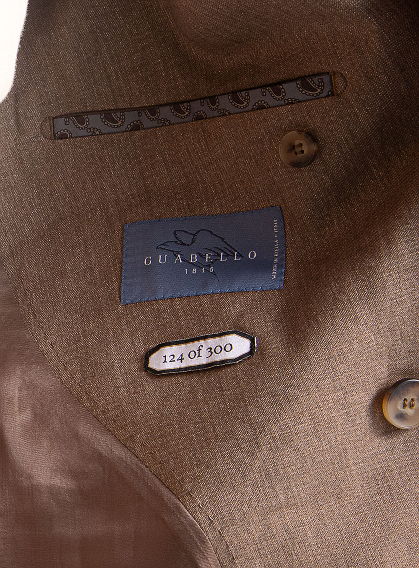 Tommaso DB Chocolate Twill Jacket